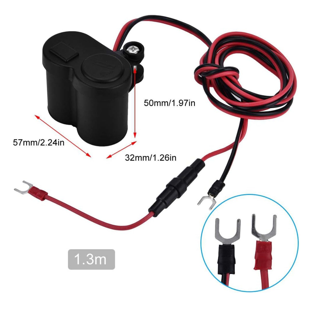 CARGADOR MOTO USB
