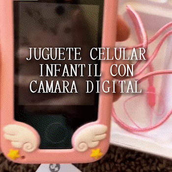 JUGUETE CELULAR INFANTIL CON CAMARA DIGITAL