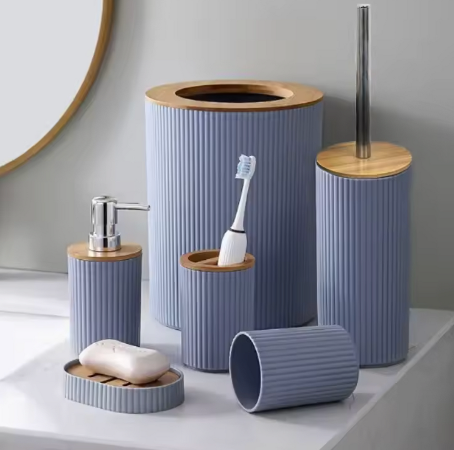 SET DE ACCESORIOS PARA BAÑOS