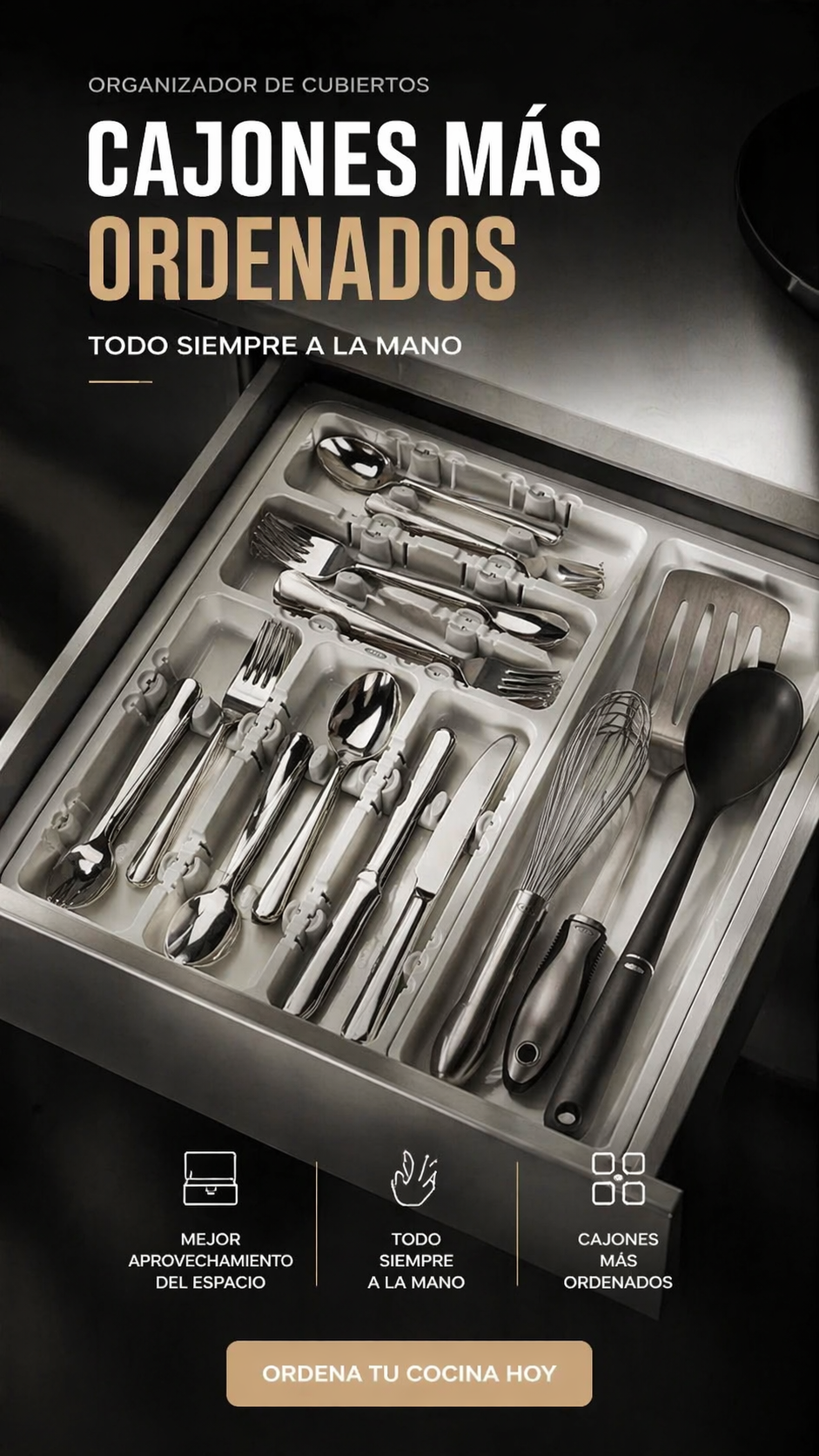 ORGANIZADOR DE CUBIERTOS