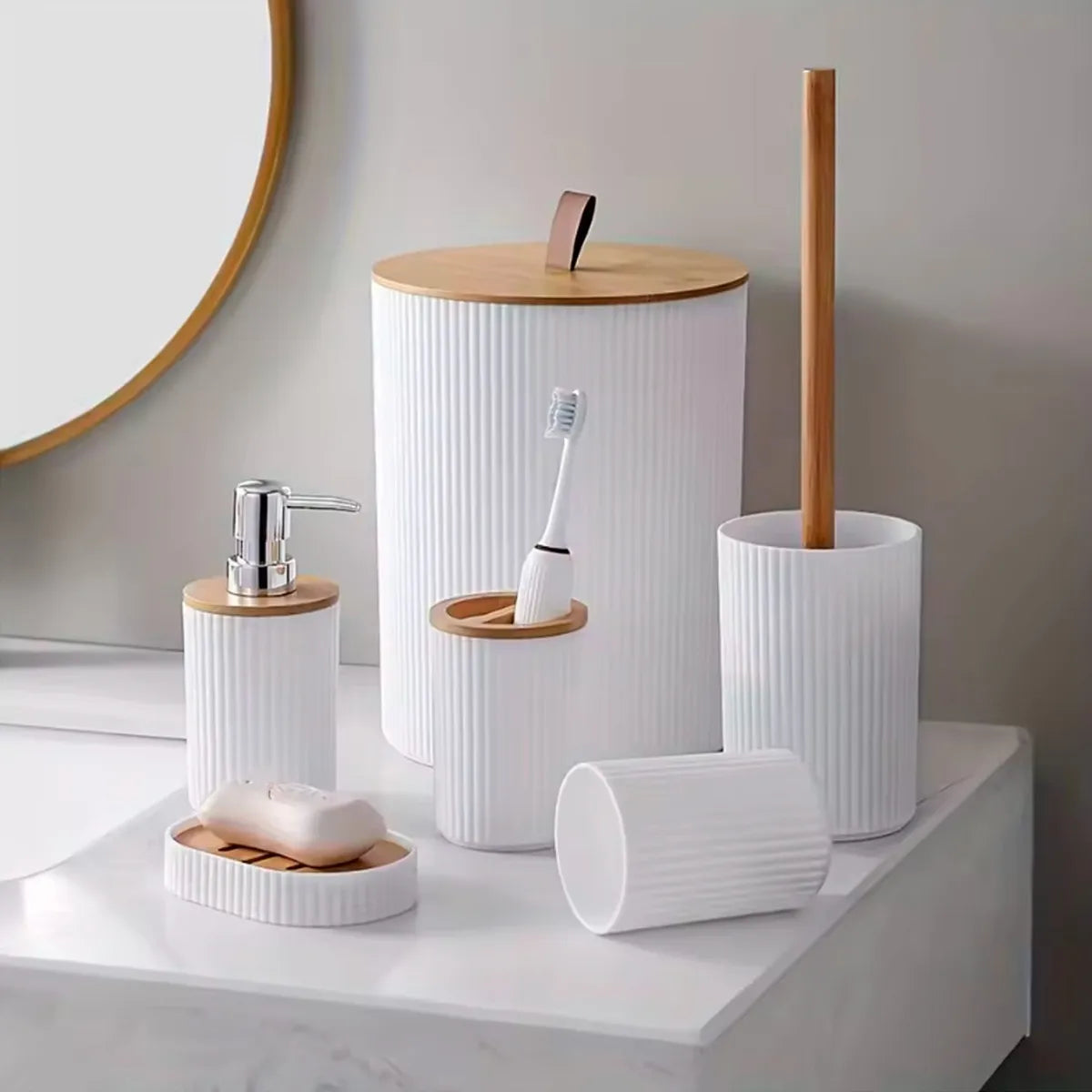 SET DE ACCESORIOS PARA BAÑOS