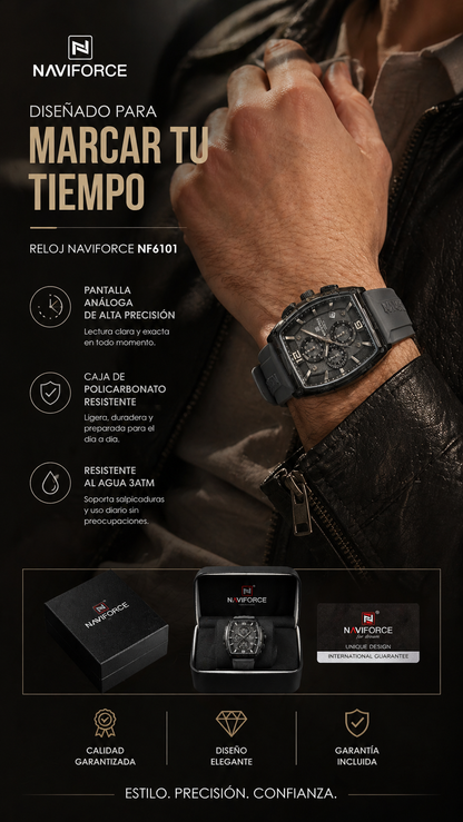 RELOJ NAVIFORCE ORIGINAL NF6101 ANÁLOGO